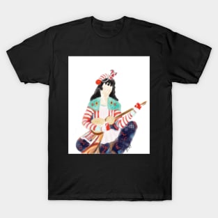 Persian Woman Playing Guitar T-Shirt